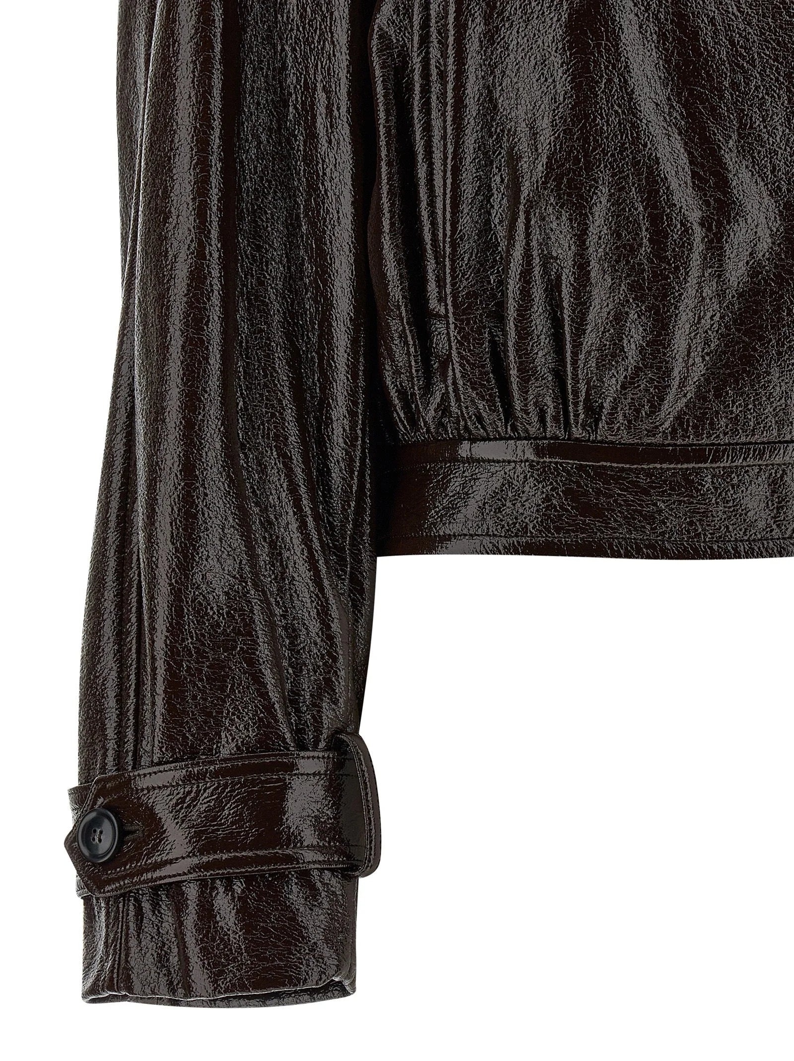 Sportmax Brown Cotton Coat - IT42