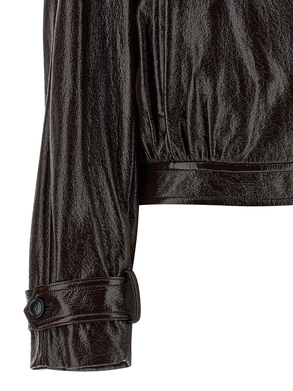 Sportmax Brown Cotton Coat - IT42