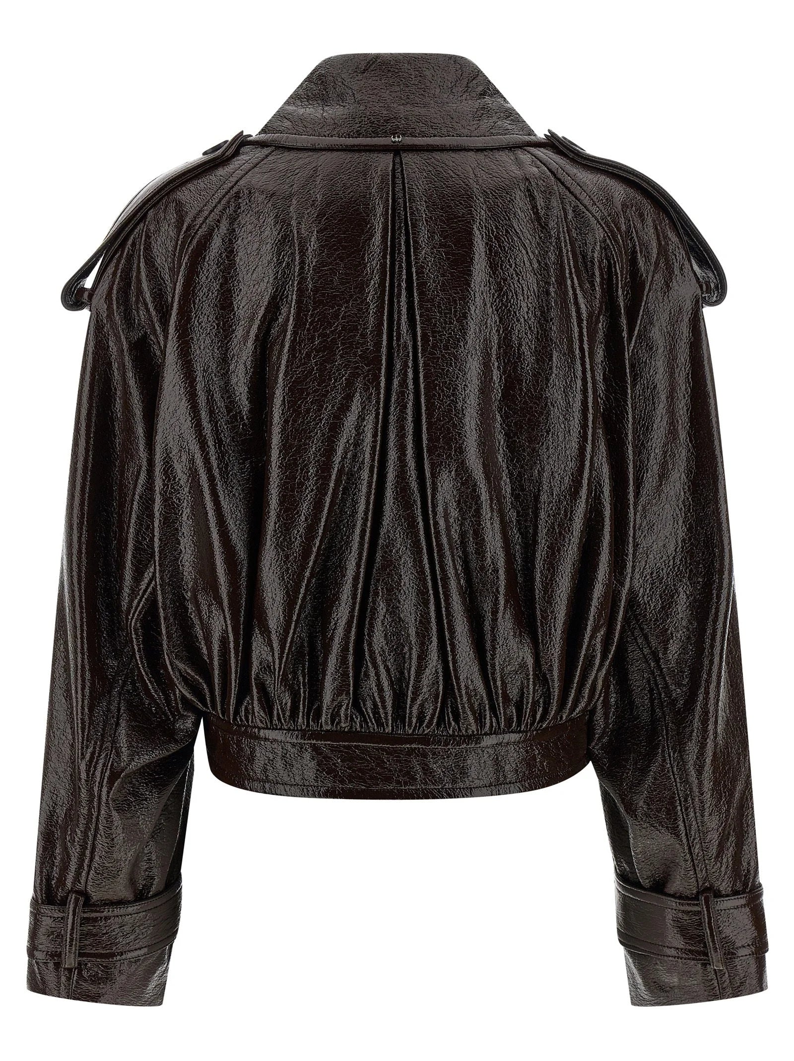 Sportmax Brown Cotton Coat - IT42
