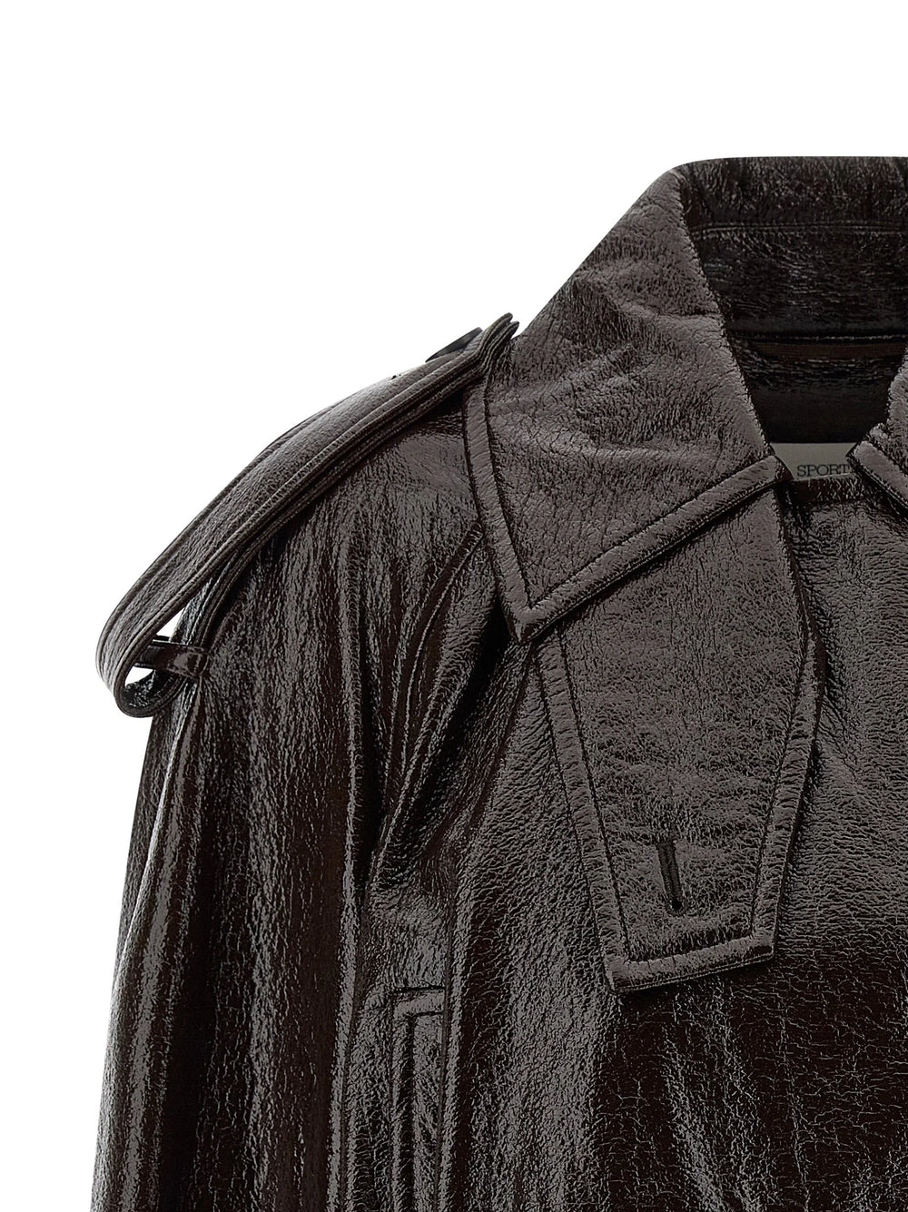 Sportmax Brown Cotton Coat - IT42