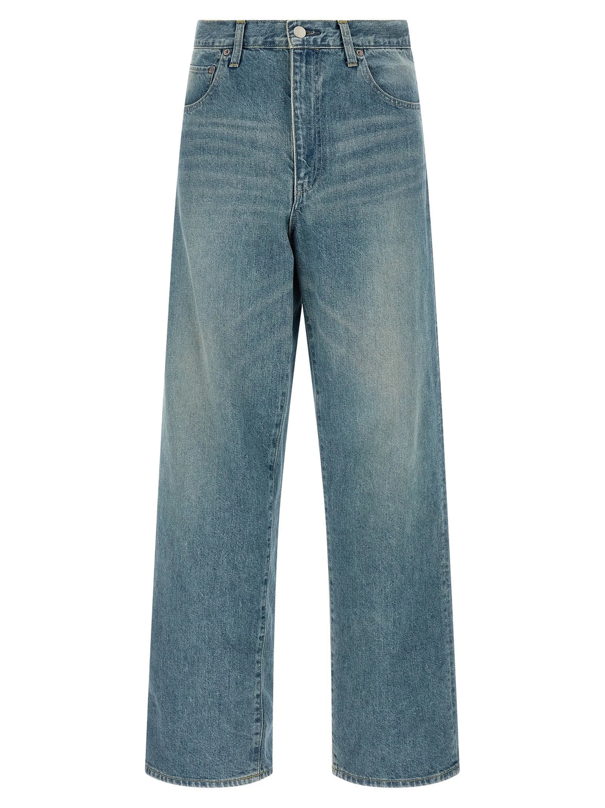 SSSTEIN Blue Cotton Jeans Denim - L