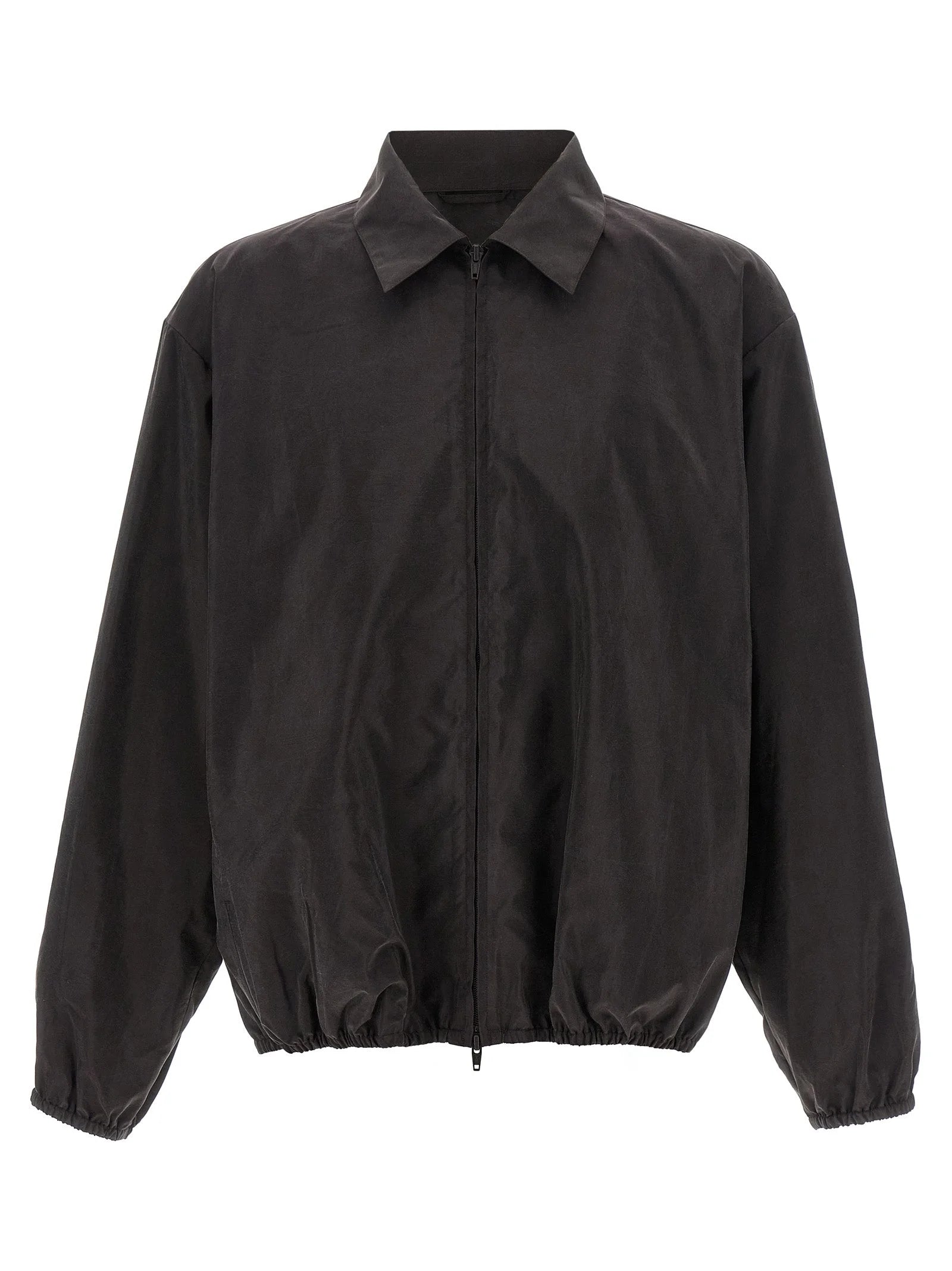 SSSTEIN Brown Silk Shell Jacket - M