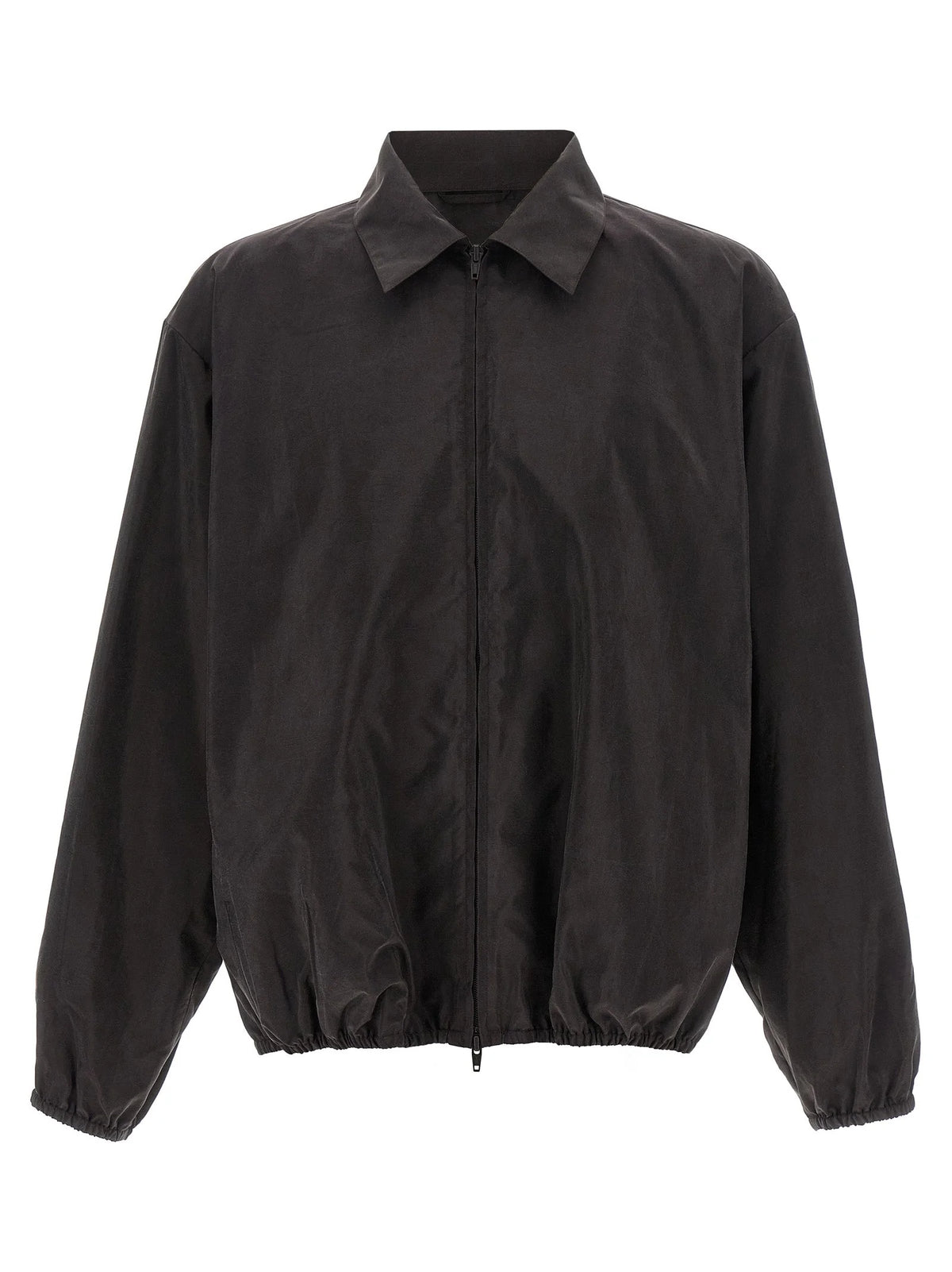 SSSTEIN Brown Silk Shell Jacket - M