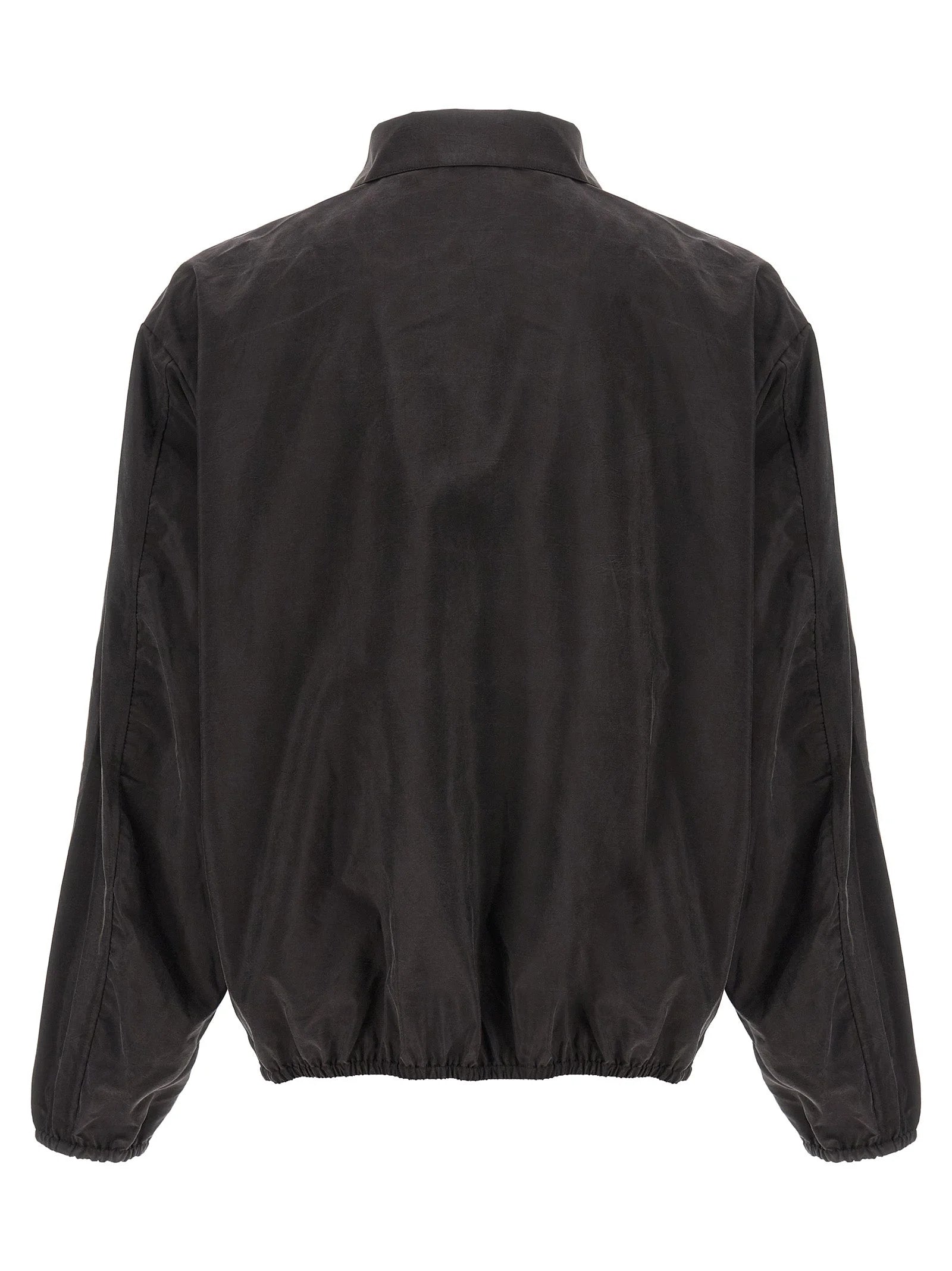SSSTEIN Brown Silk Shell Jacket - M