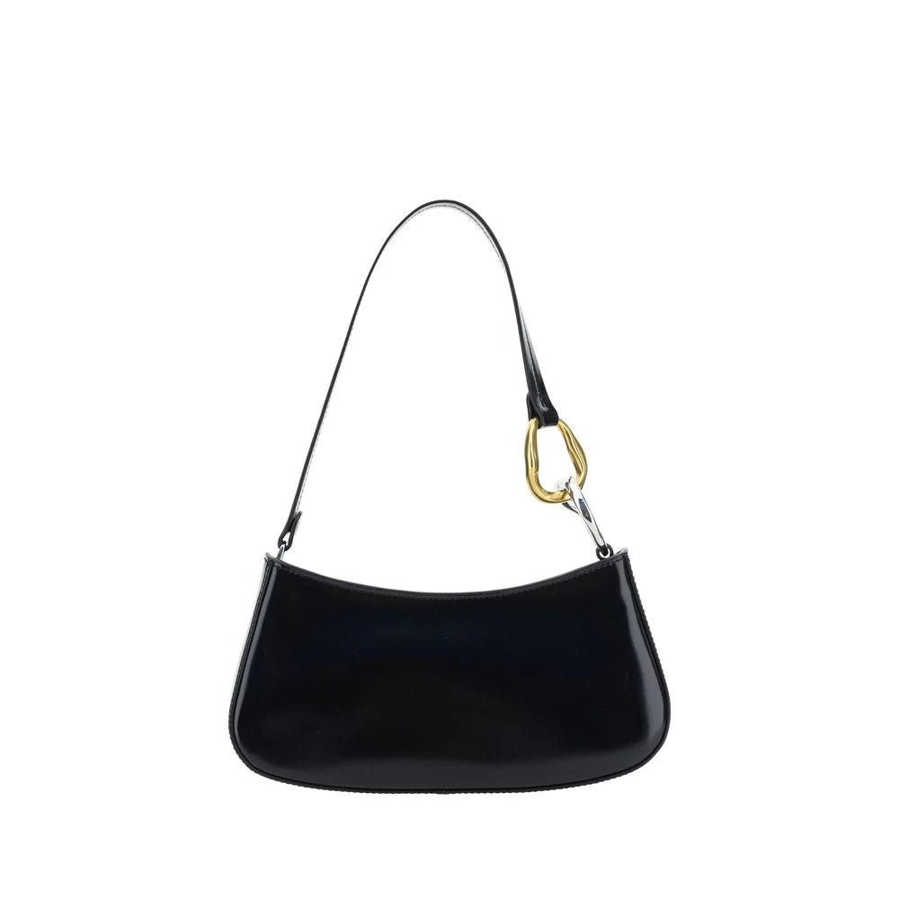 Staud Black Calf Leather Bos Taurus Shoulder Bag