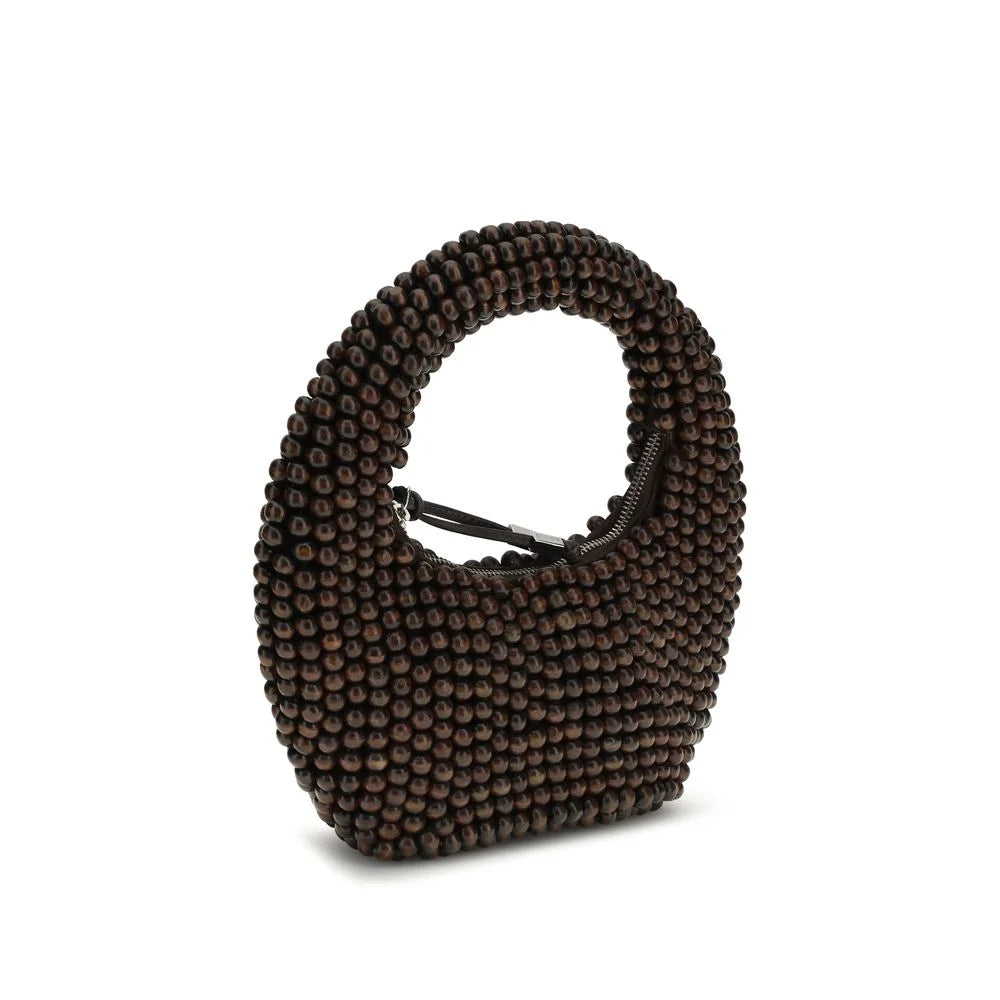 Staud Bolso de Fibras Negras