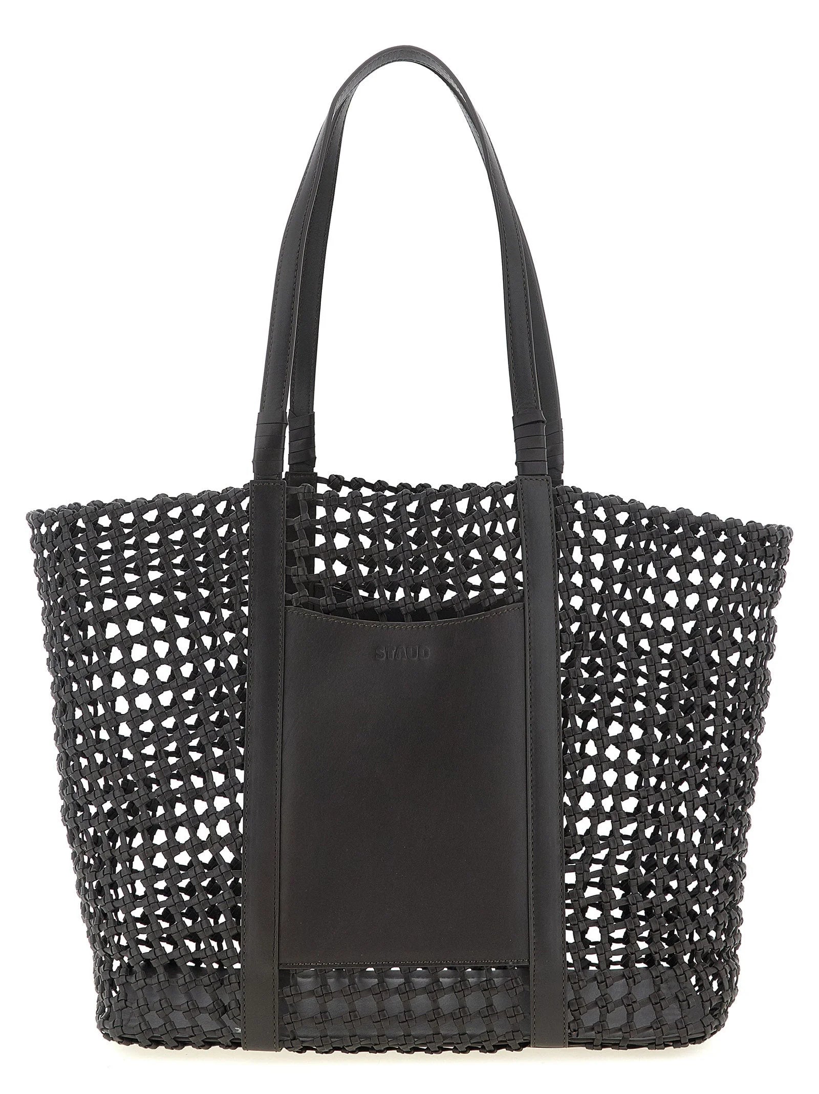 Staud Brown Cowhide Tote Bag