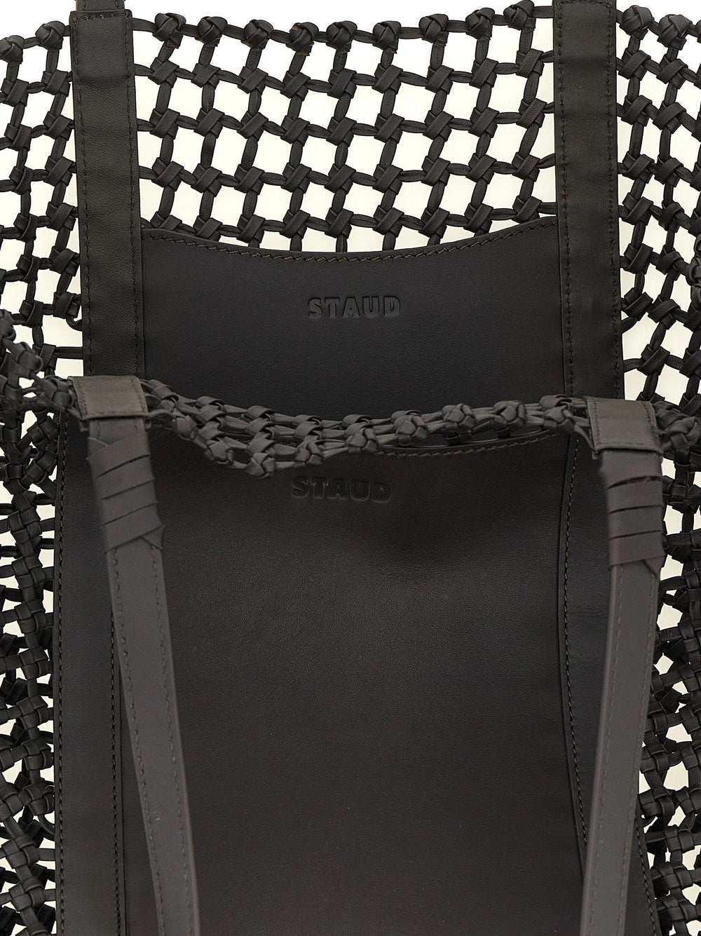 Staud Brown Cowhide Tote Bag