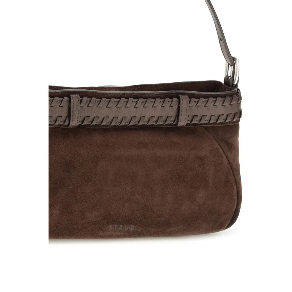 Staud Brown Lamb Ovis Aries Aries Shoulder Bag