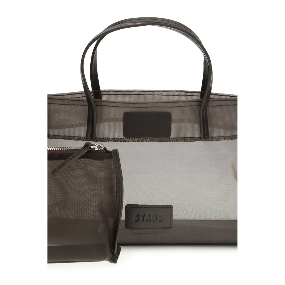 Staud Brown Nylon Handbag