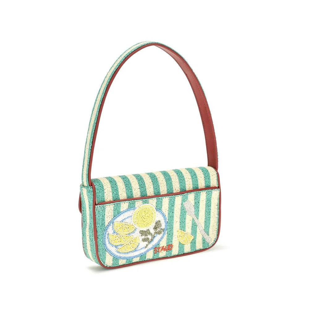 Staud Multicolor Rayon Shoulder Bag