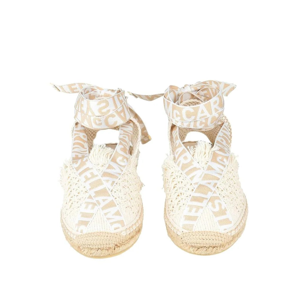 Stella McCartney Beige Canvas Espadrilles - EU41/US11