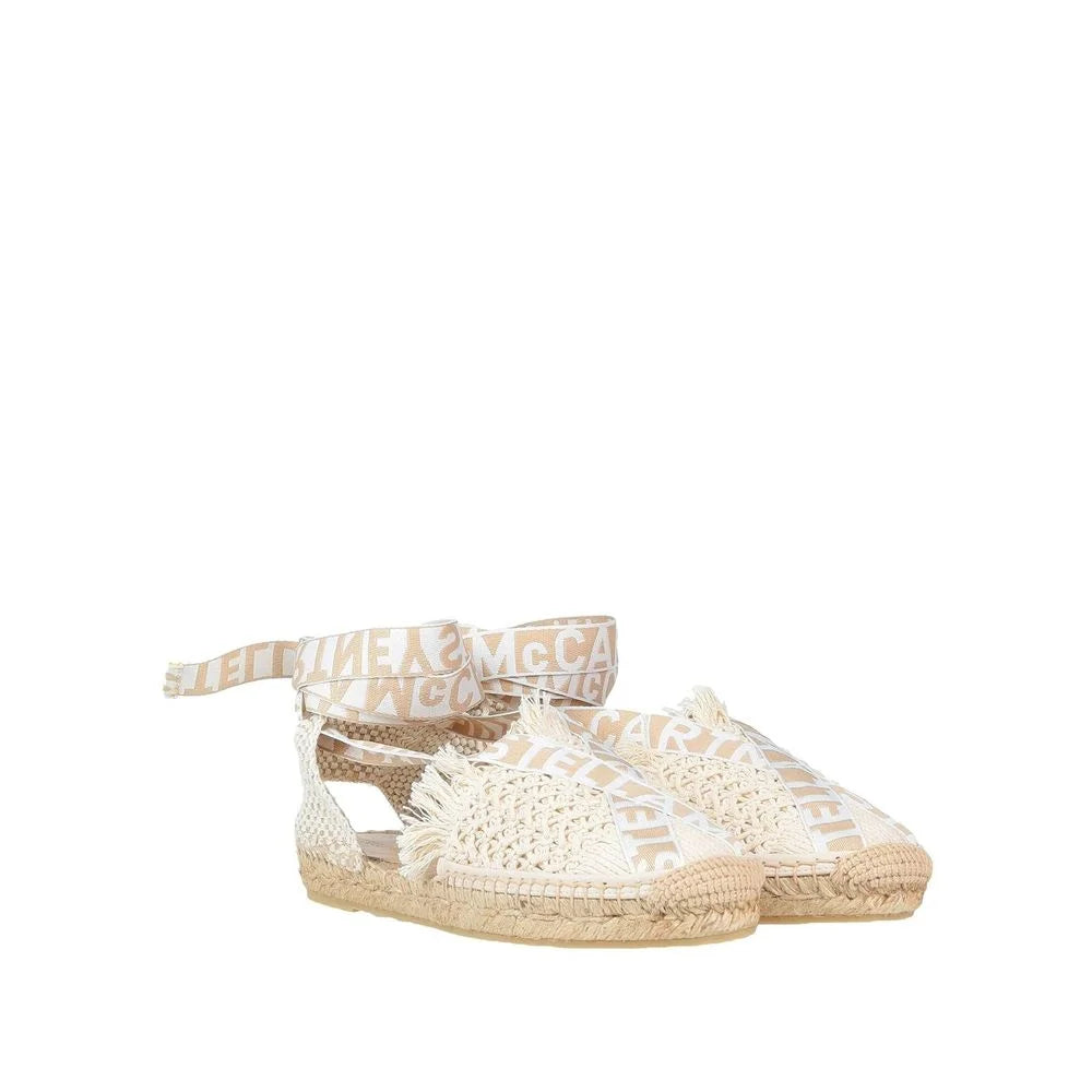 Stella McCartney Beige Canvas Espadrilles - EU41/US11
