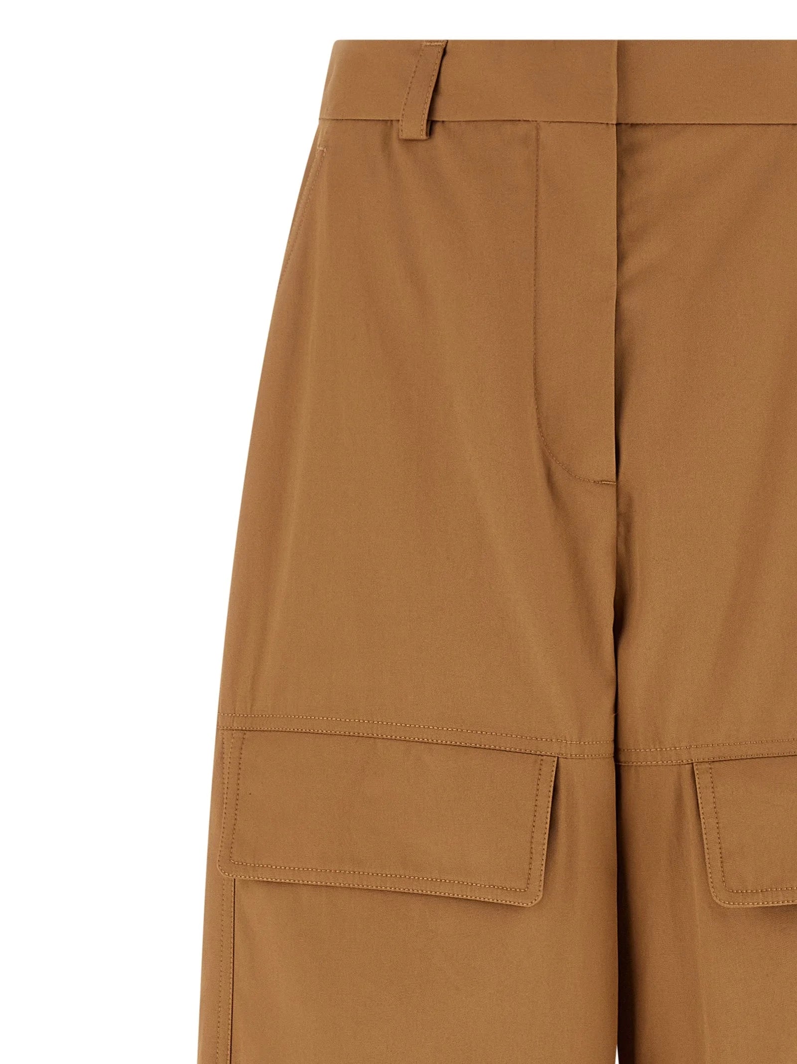 Stella McCartney Beige Cotton Cargo Pants - IT38