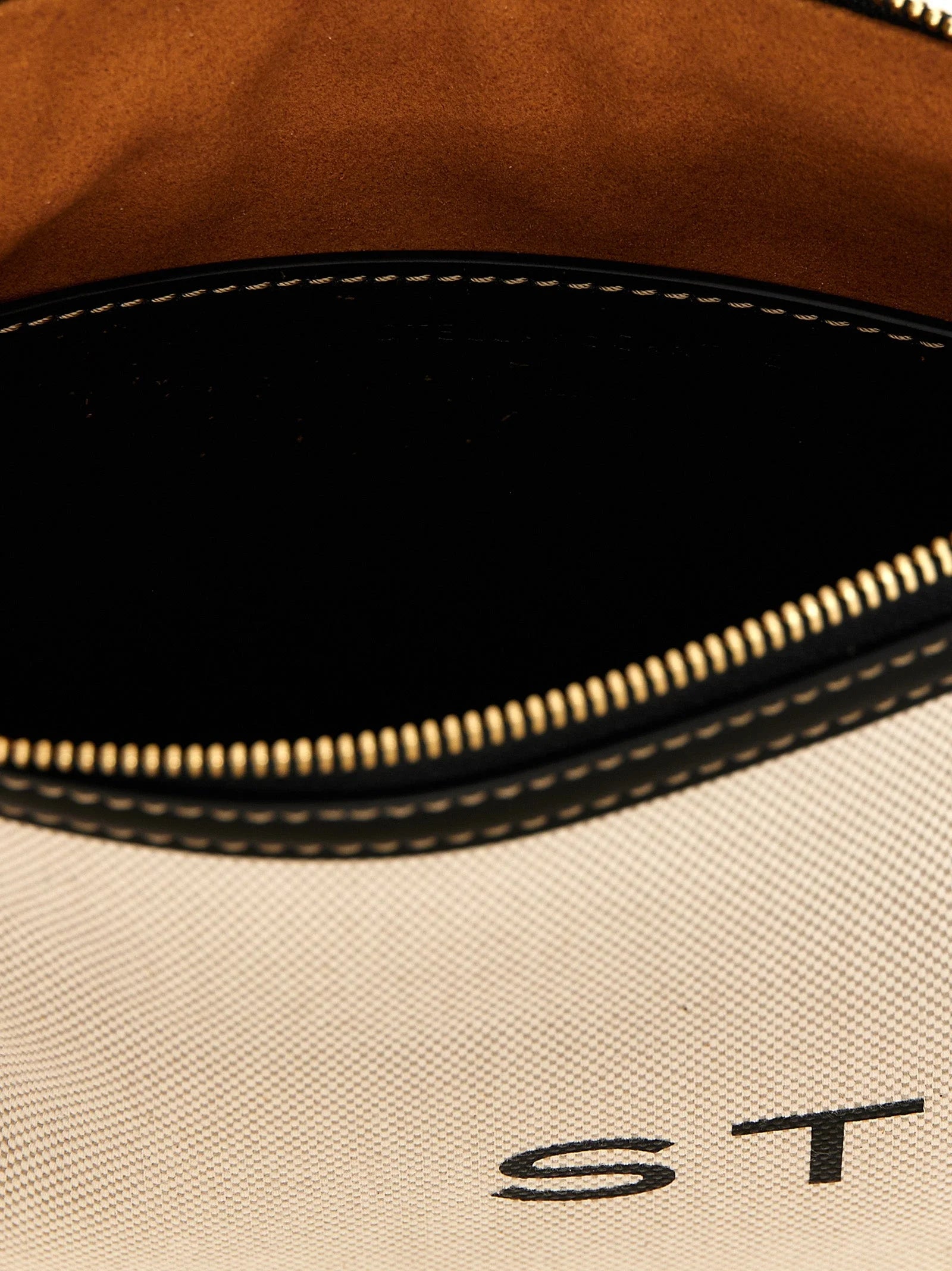 Stella McCartney Beigekleurige katoenen clutch