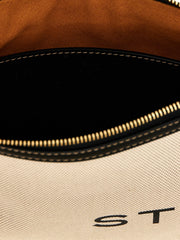 Stella McCartney Beigekleurige katoenen clutch