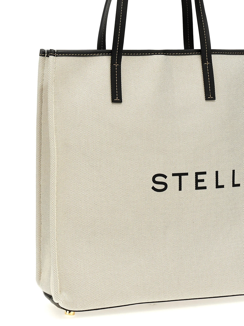 Stella McCartney Beige Cotton Tote Bag