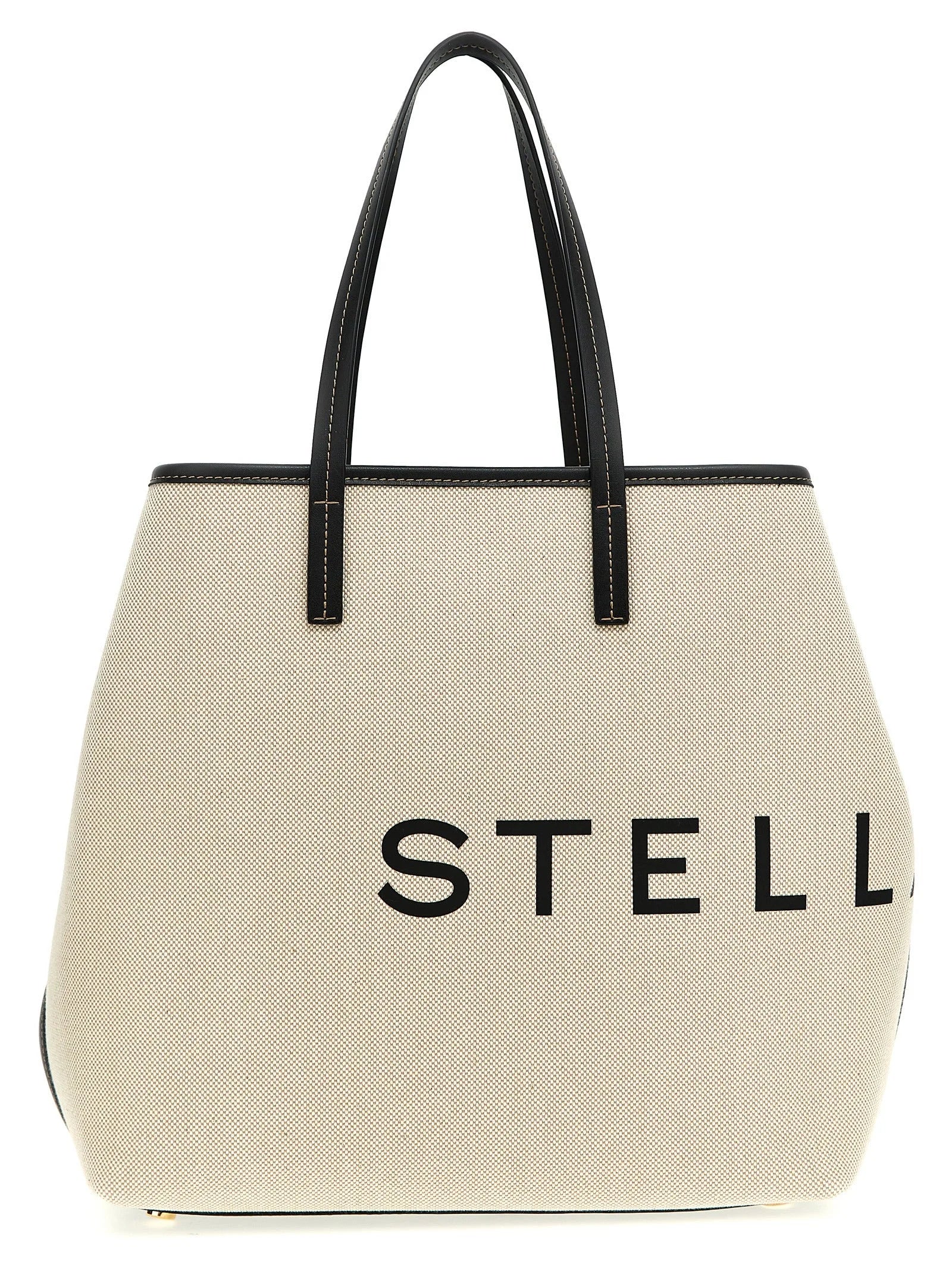 Stella McCartney Beige Cotton Tote Bag