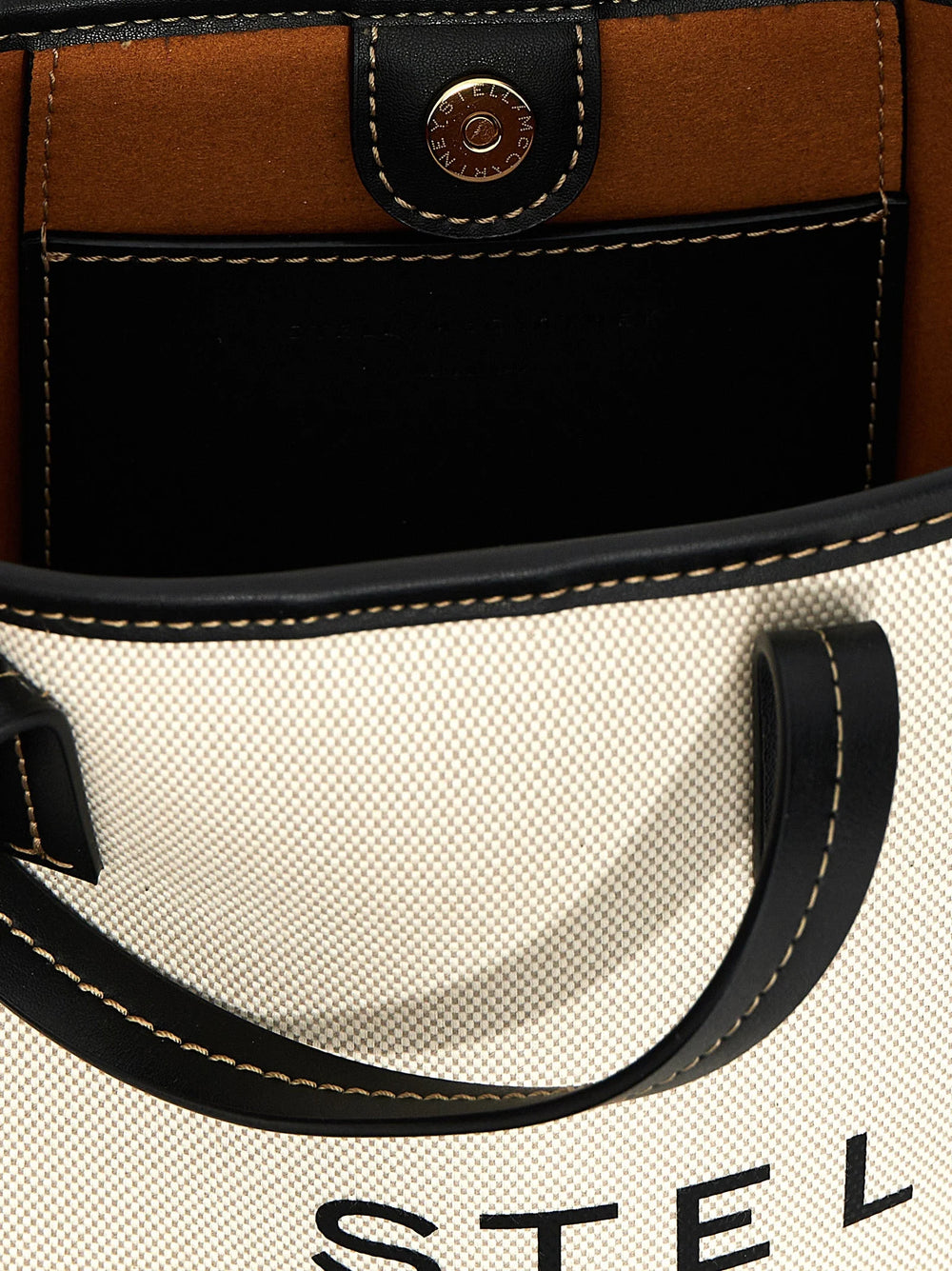 Stella McCartney Beige Polyamide Tote Bag