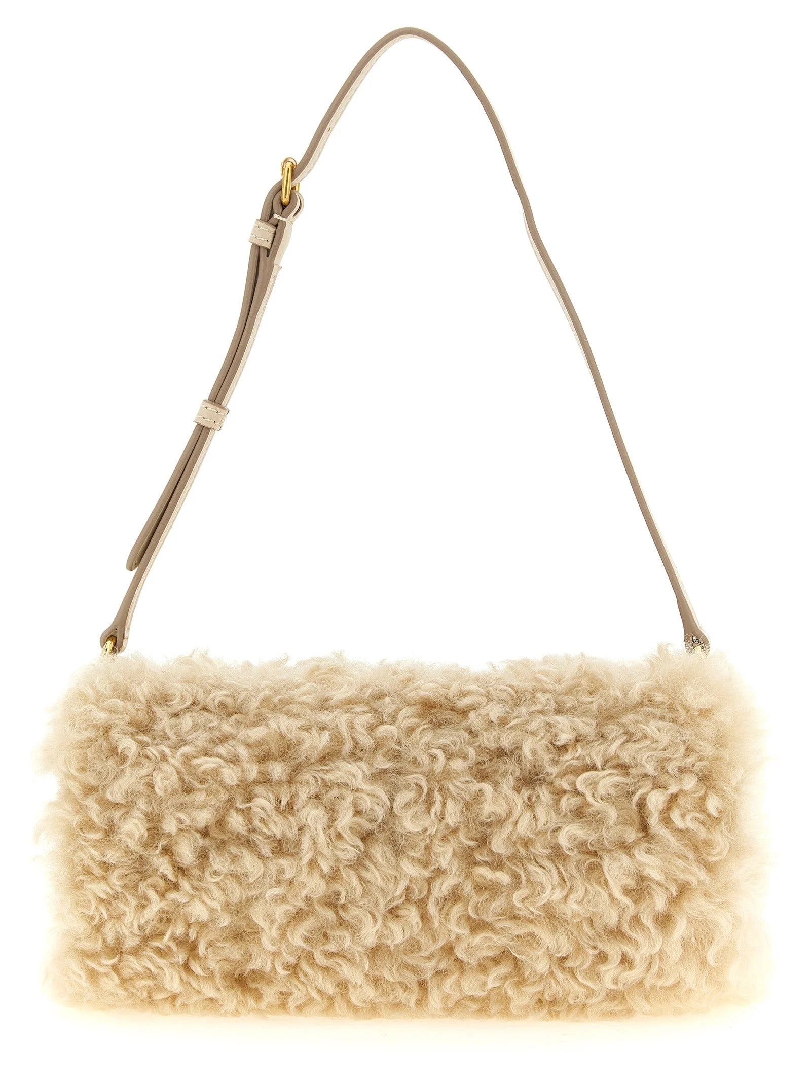Stella McCartney Beige Polyester Clutch Bag