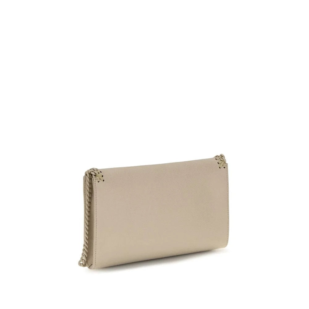 Bolsa de Ombro Bege Stella McCartney em Poliéster