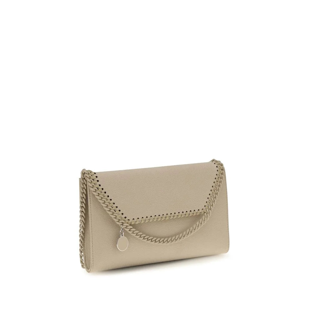 Bolsa de Ombro Bege Stella McCartney em Poliéster