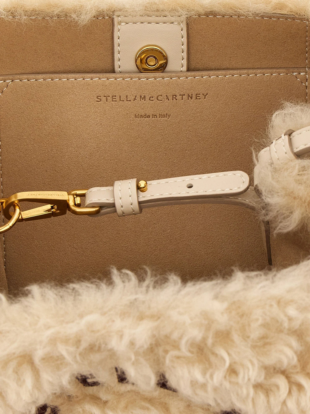 Stella McCartney Beige Polyester Shoulder Bag