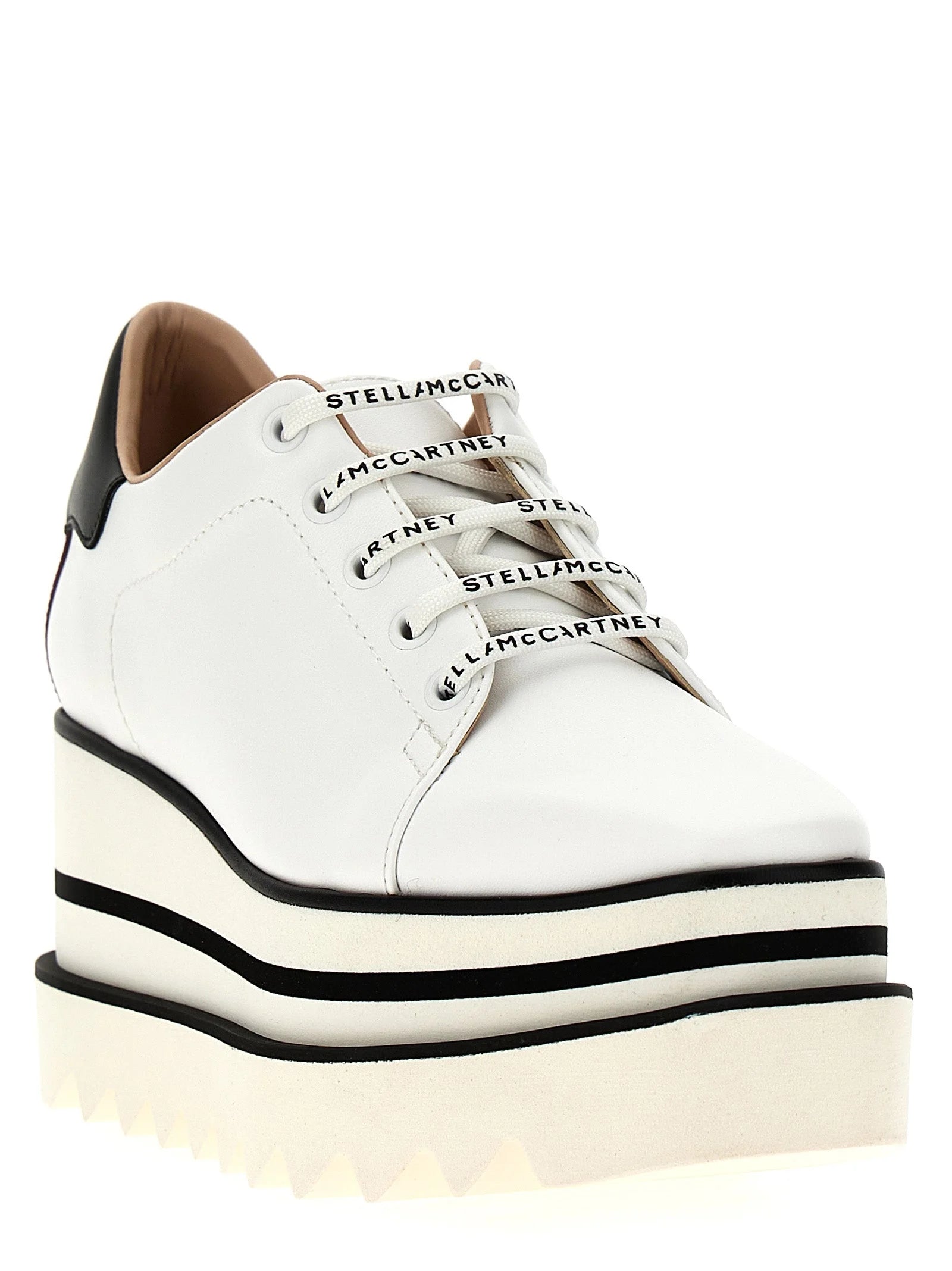 Stella McCartney Bicolor Polyethylene Wedge Sandals - EU40/US10