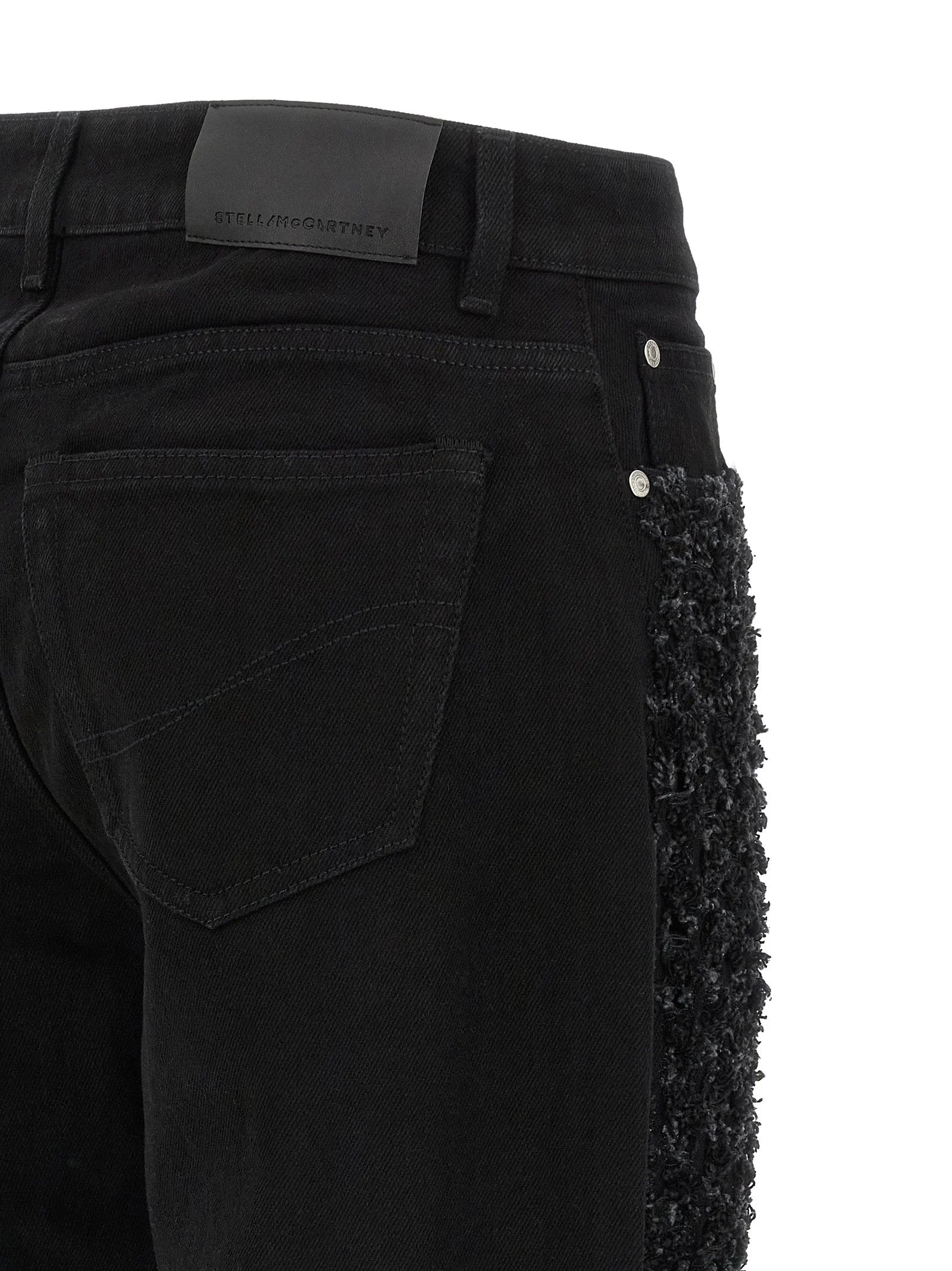 Stella McCartney Black Cotton Jeans Denim