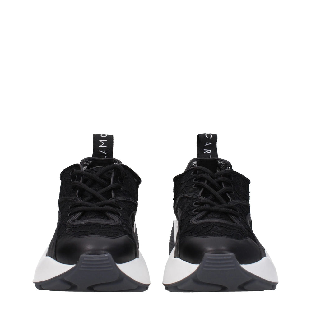 Stella McCartney Black Fabric Chunky Sneakers - EU38/US8
