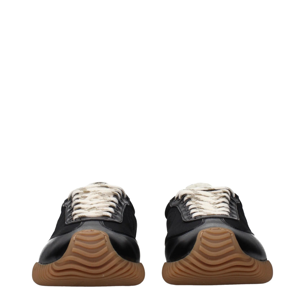 Stella McCartney Black Fabric Low Top Sneakers