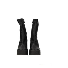 Stella McCartney Black Leather Ankle Boots - Boots