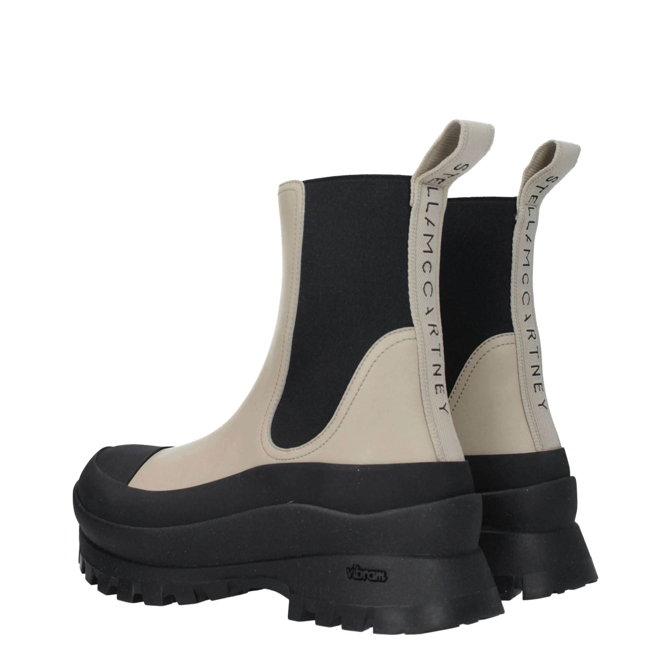 Stella McCartney Mustat nahka nilkkasaappaat - EU37/US7