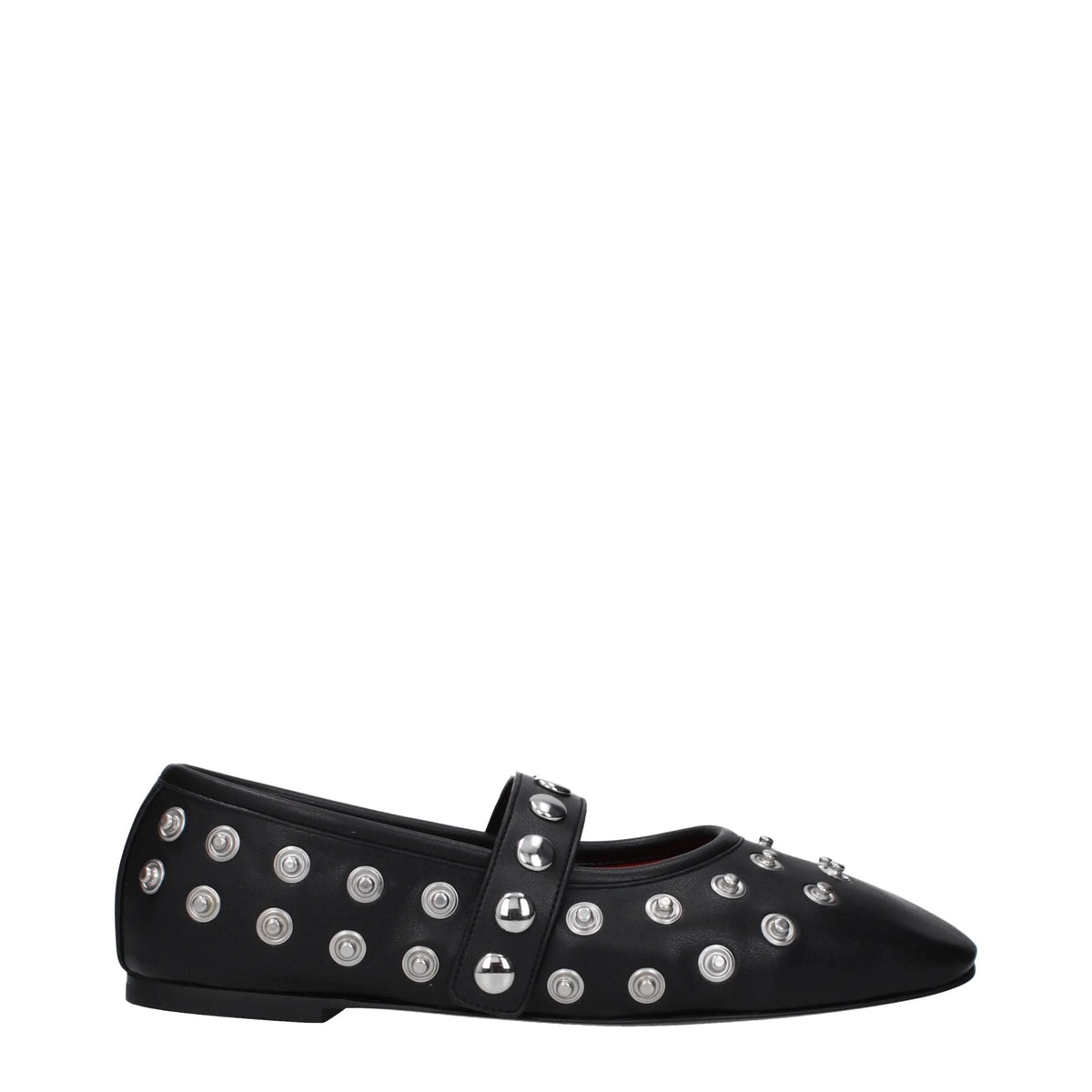 Stella McCartney Black Leather Ballet Flats - EU36.5/US6.5