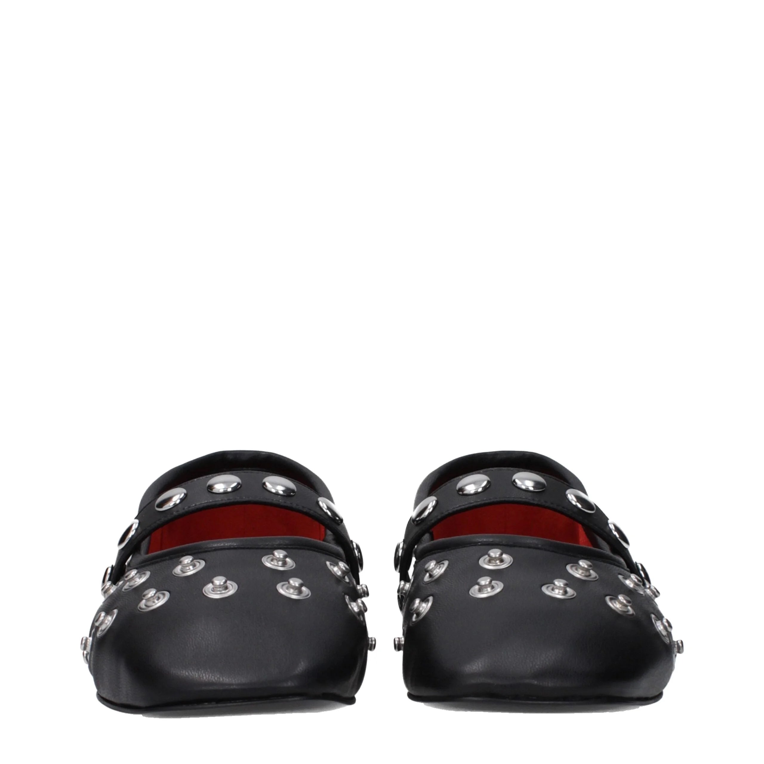 Stella McCartney Black Leather Ballet Flats - EU36.5/US6.5