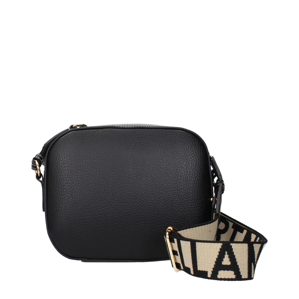 Stella McCartney Black Leather Crossbody Bag
