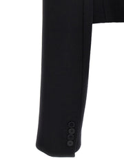 Stella McCartney Black Wool Full-Length Jacket - IT38