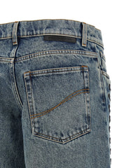 Stella McCartney Blue Cotton Jeans Denim