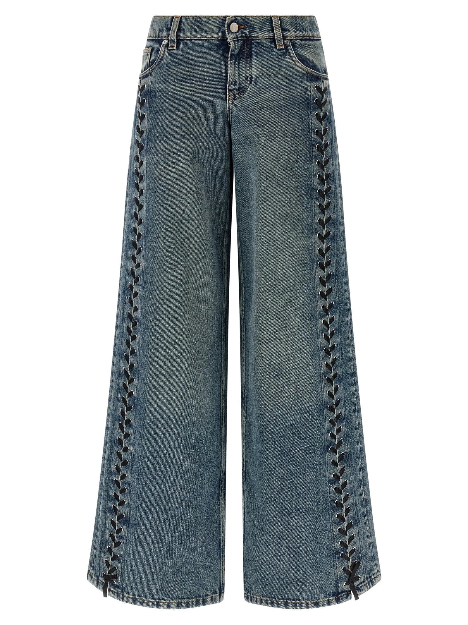 Stella McCartney Blue Cotton Jeans Denim