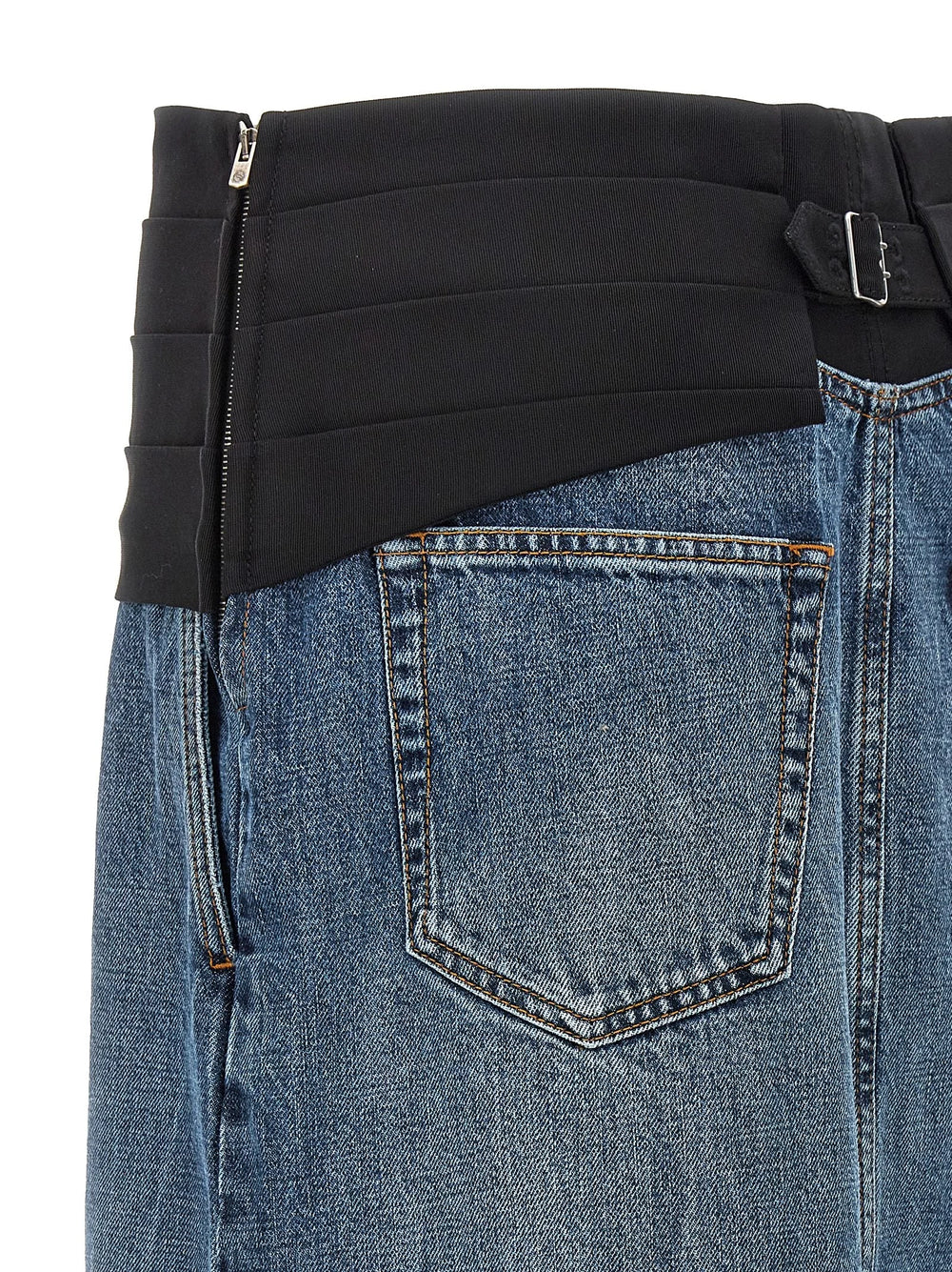 Stella McCartney Blue Cotton Mini Skirt - S