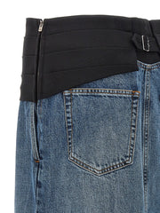 Stella McCartney Blue Cotton Mini Skirt - S