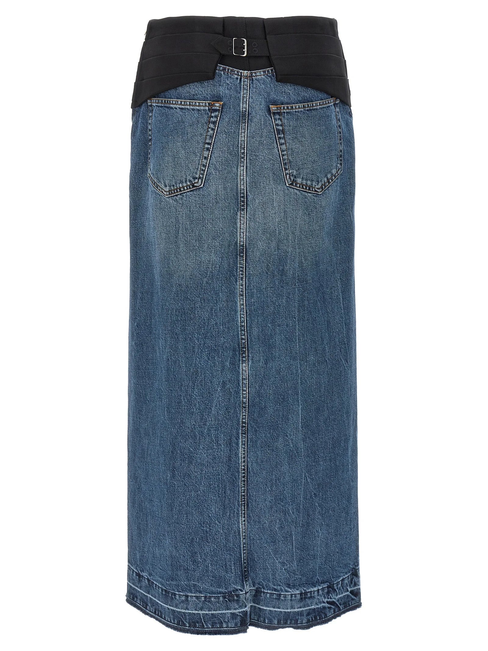 Stella McCartney Blue Cotton Mini Skirt - S