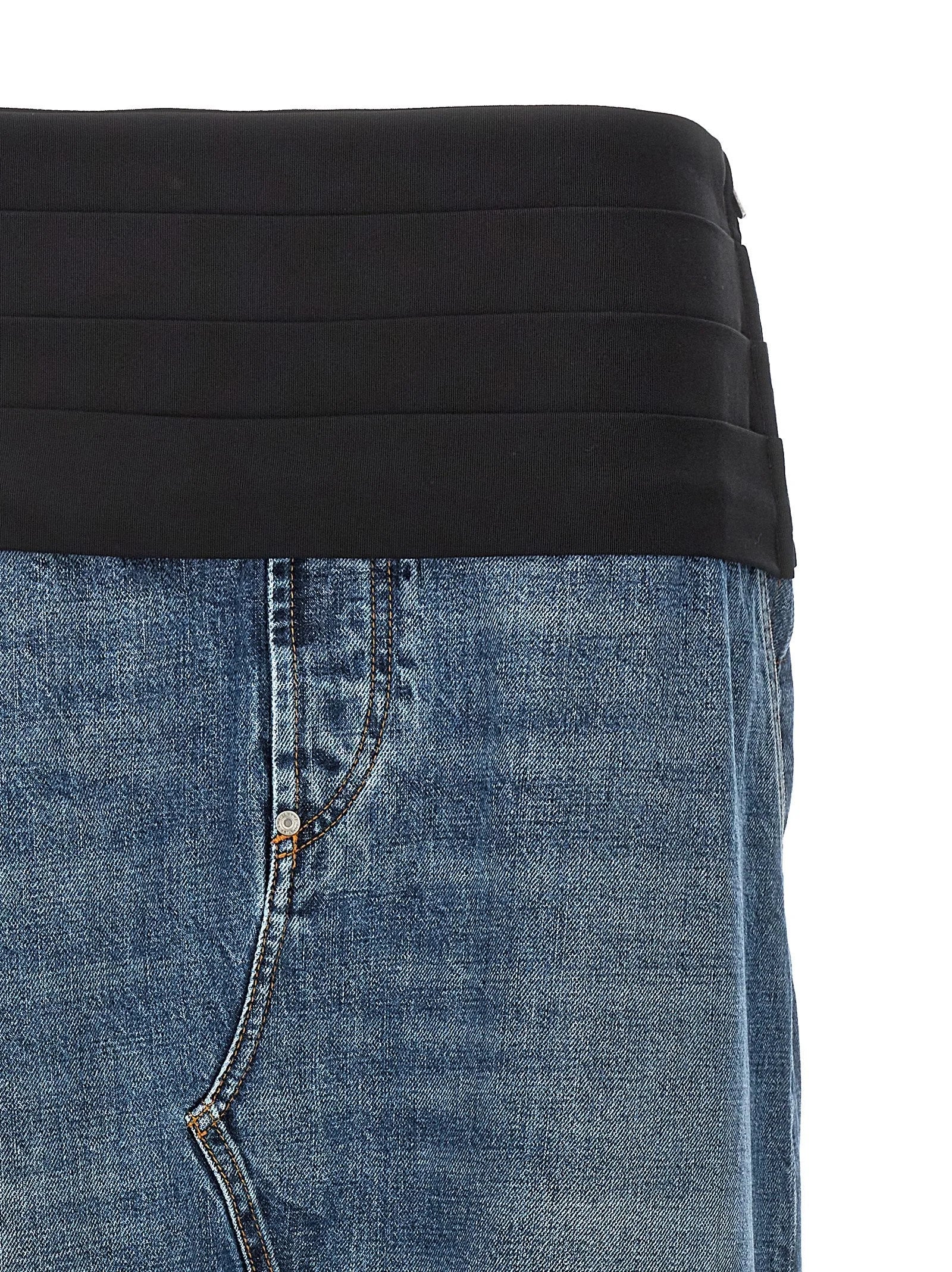 Stella McCartney Blue Cotton Mini Skirt - S