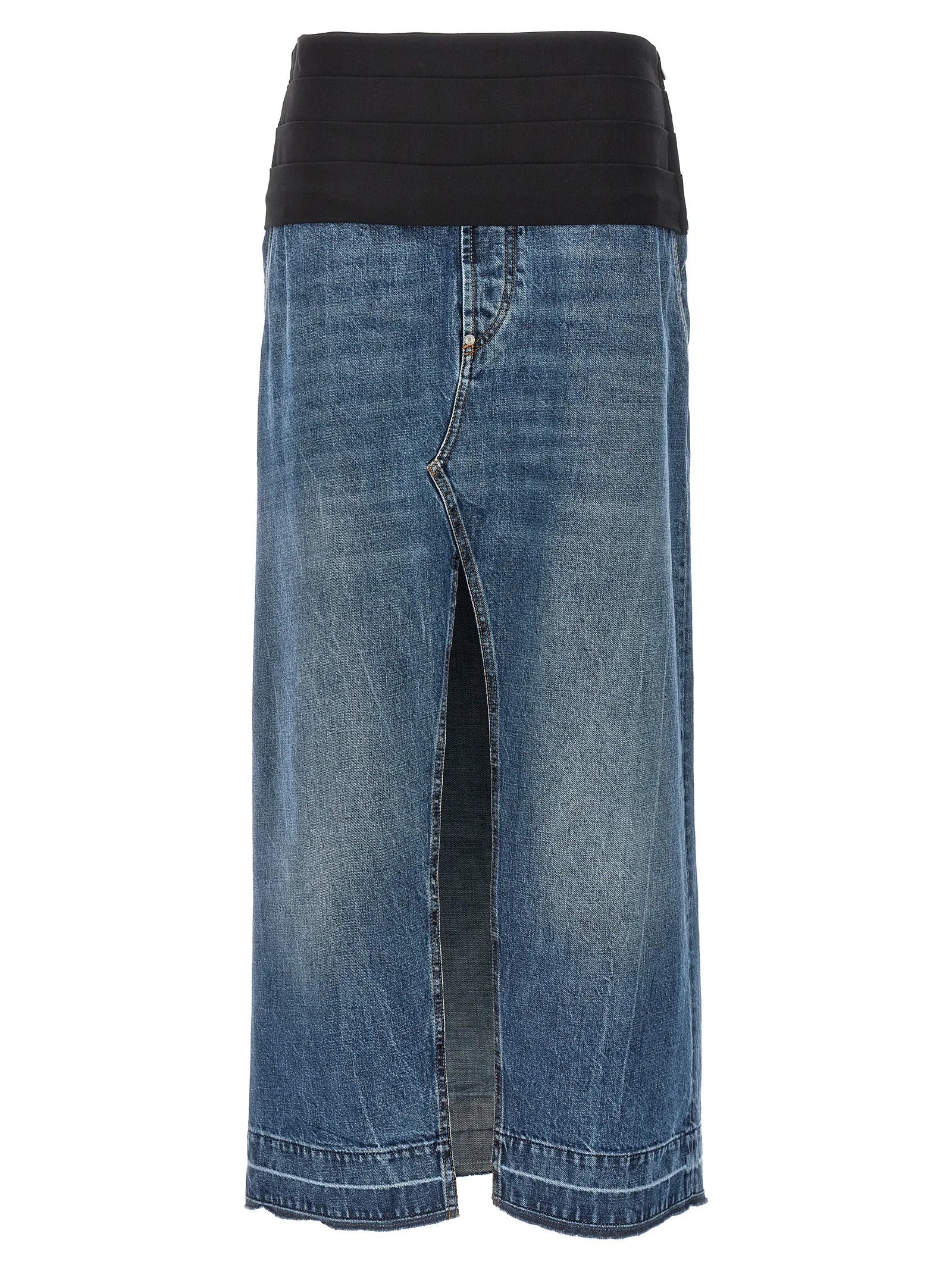 Stella McCartney Blue Cotton Mini Skirt - S