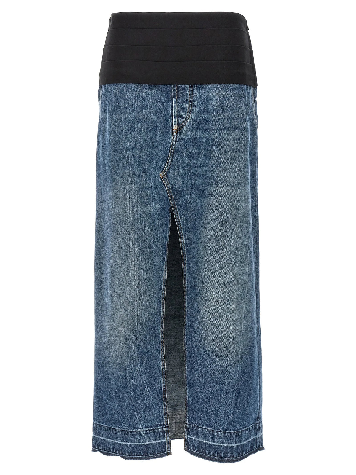 Stella McCartney Blue Cotton Mini Skirt - S