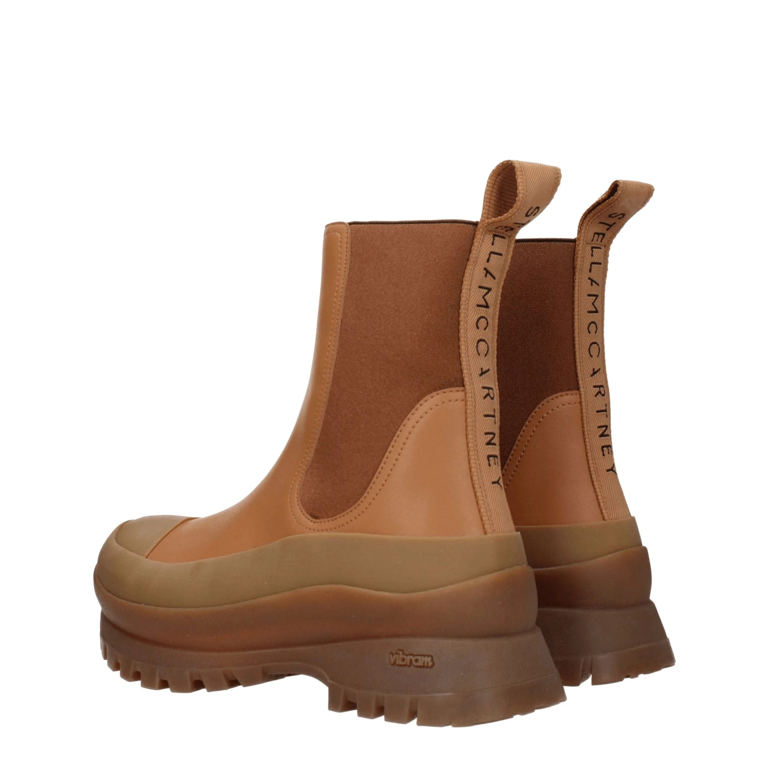 Stella McCartney Brun Læder Ankelstøvler - EU38/US8