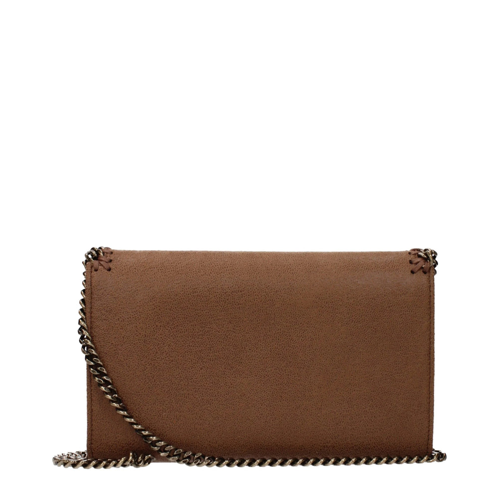 Stella McCartney Brown Leather Clutch Bag