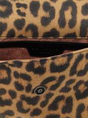 Stella McCartney Brown Polyester Clutch Bag