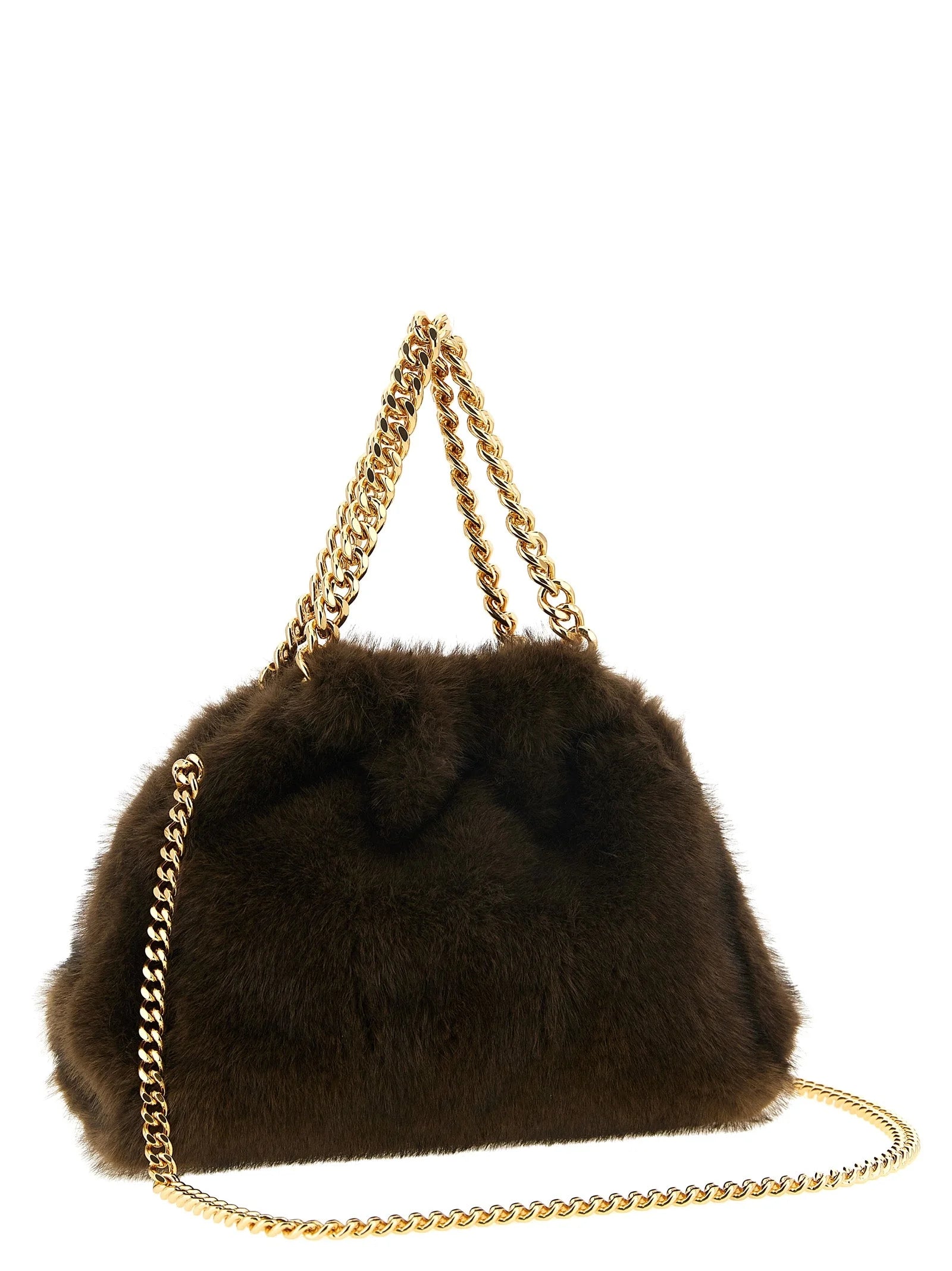 Stella McCartney Brown Polyester Handbag