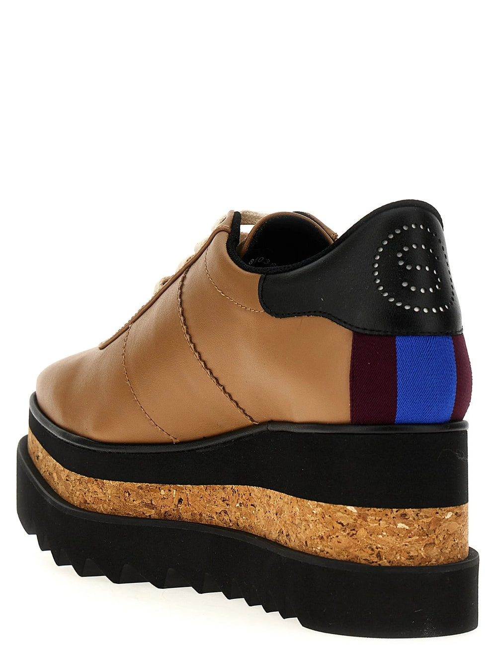 Stella McCartney Brown Polyester Wedge Sandals - EU34.5/US4.5